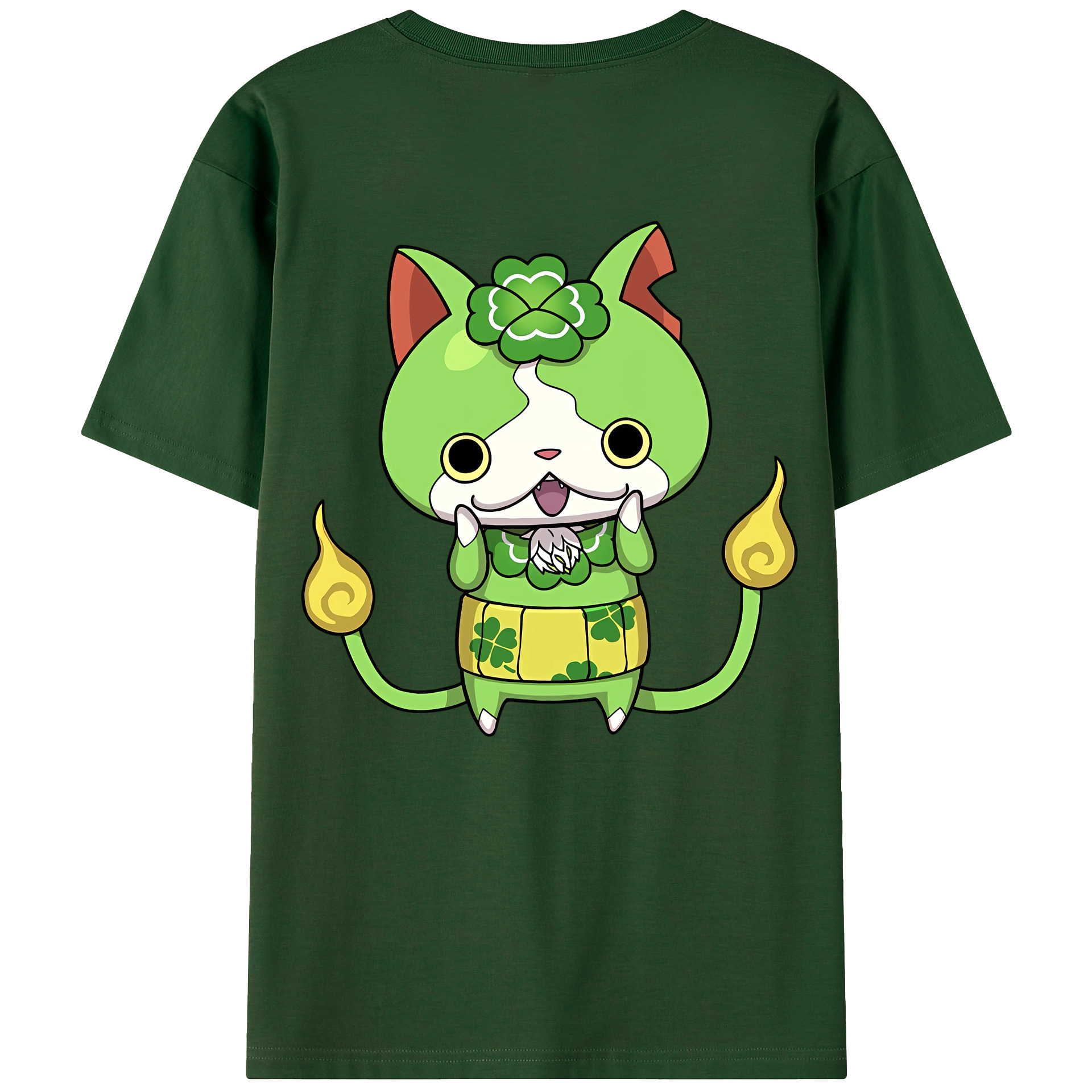 （画像用） 妖怪ウォッチ Yo-kai Watch 綿100％半袖Tシャツ（背面プリント）